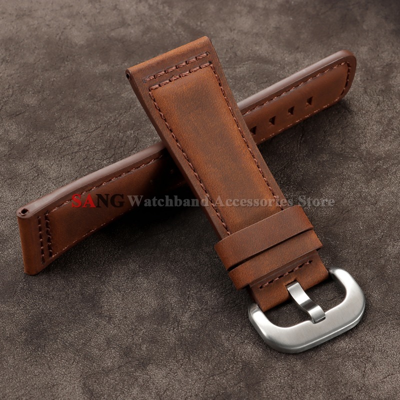 28mm Vintage Leather Watchband - Watches Rolex Smartwatch review and price