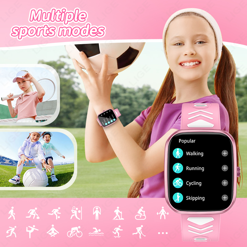 LIGE New 1.75 Inch Bluetooth C - Smartwatch Digital Watches For Kid Girl review and price