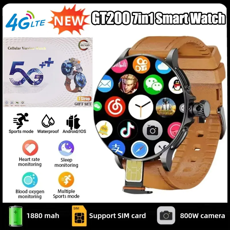 GT200 5G Smart Watch 1.95 Inch - Smartwatch Watches For Girls review and price