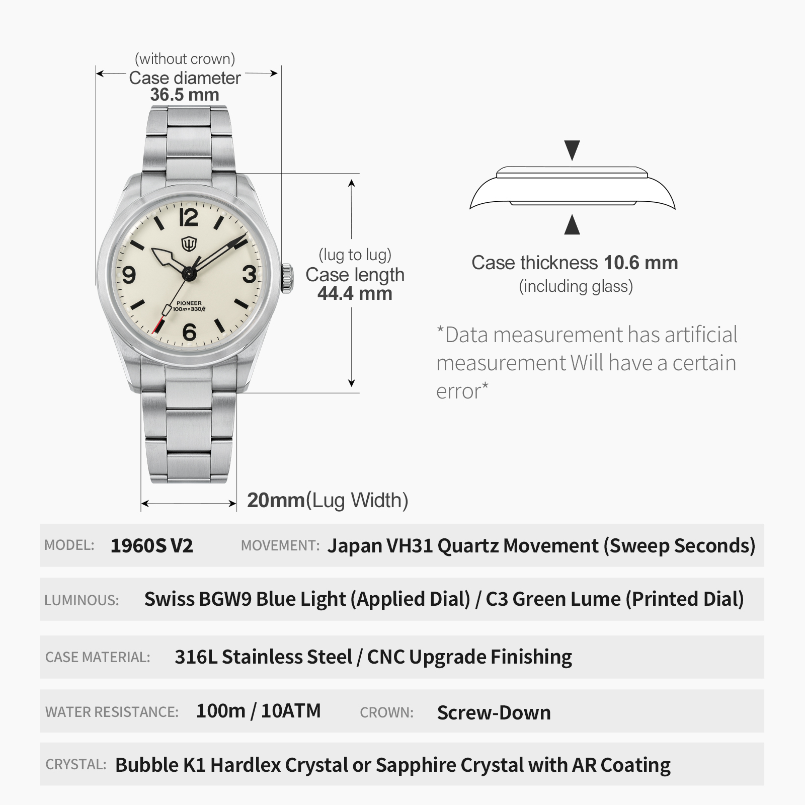 Watchdives WD1960S V2 Vintage  - Watches Ladies Smartwatch review and price